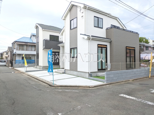 接道状況および現場風景　【立川市栄町２丁目】