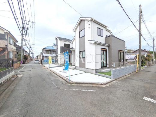 接道状況および現場風景　【立川市栄町２丁目】