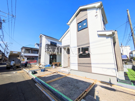 接道状況および現場風景　【立川市栄町２丁目】