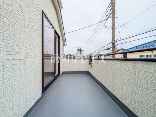 B号棟　バルコニー　【立川市栄町２丁目】