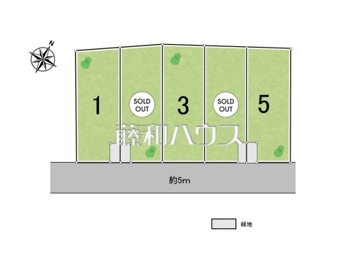 区画図【東久留米市小山５丁目】西武池袋線「清瀬」駅 徒歩12分