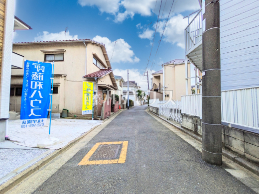 接道状況および現場風景　【練馬区東大泉６丁目】