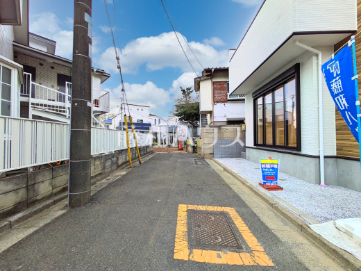 接道状況および現場風景　【練馬区東大泉６丁目】