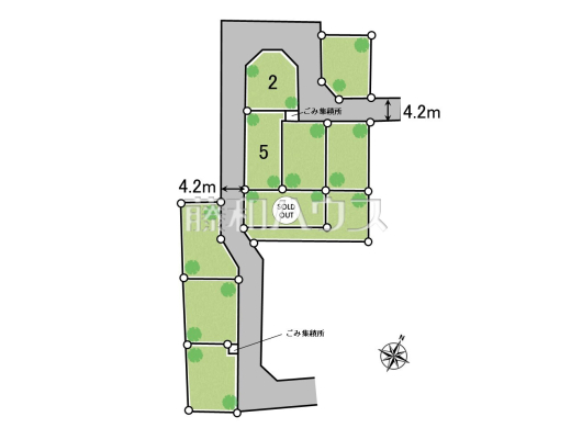 全体区画図　【和光市南１丁目】