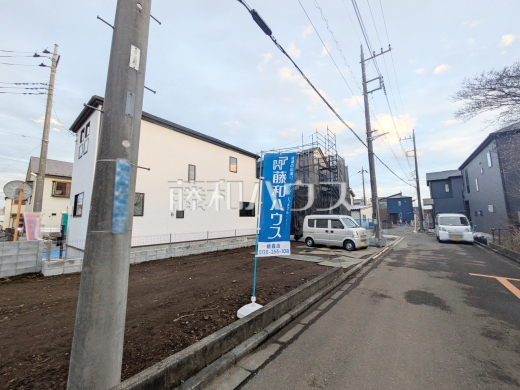 5号地　接道状況および現場風景　【和光市南１丁目】