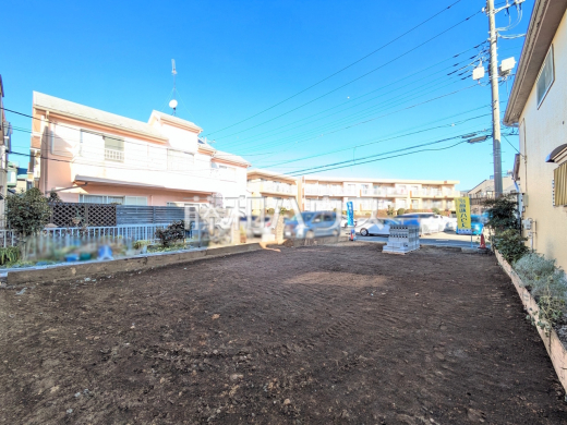 外観　【小平市大沼町４丁目】　きれいに整備された敷地。これから夢の新邸がここに建ちます。