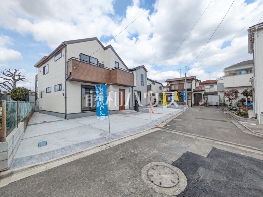 接道状況および現場風景　【立川市砂川町７丁目】