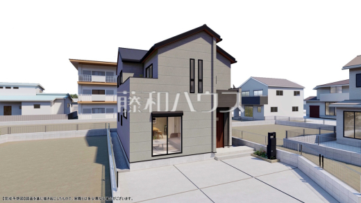 2号棟　完成予想図（外観）　【立川市砂川町７丁目】