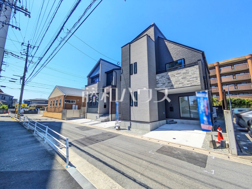 接道状況および現場風景　【福岡市西区石丸２丁目】
