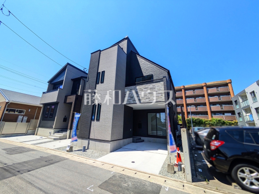 接道状況および現場風景　【福岡市西区石丸２丁目】