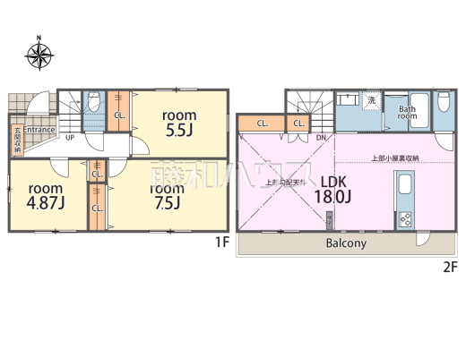 間取図　【府中市北山町４丁目】