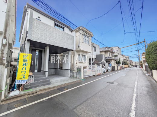 接道状況および現場風景　【練馬区中村南１丁目】
