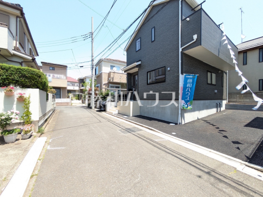 接道状況および現場風景　【小金井市東町５丁目】