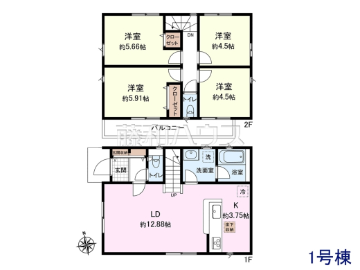 間取図　【小金井市東町５丁目】