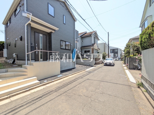 接道状況および現場風景　【小金井市東町５丁目】