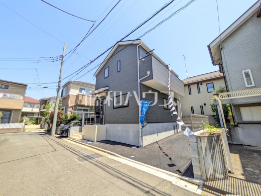 接道状況および現場風景　【小金井市東町５丁目】