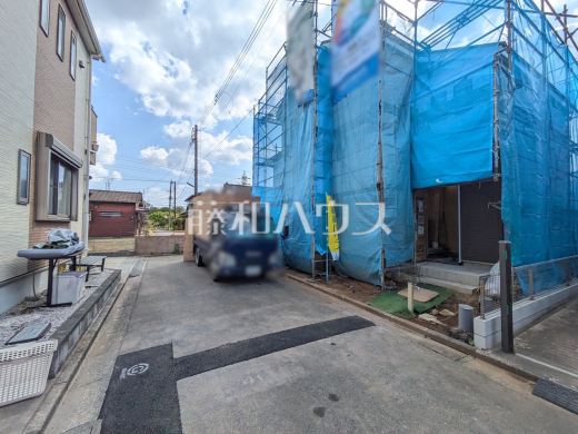 接道状況および現場風景　【立川市一番町２丁目】