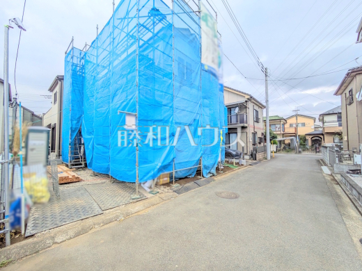 接道状況および現場風景　【立川市一番町２丁目】
