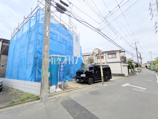 接道状況および現場風景　【日野市百草】