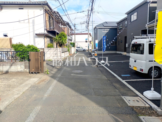 接道状況および現場風景　【府中市清水が丘３丁目】