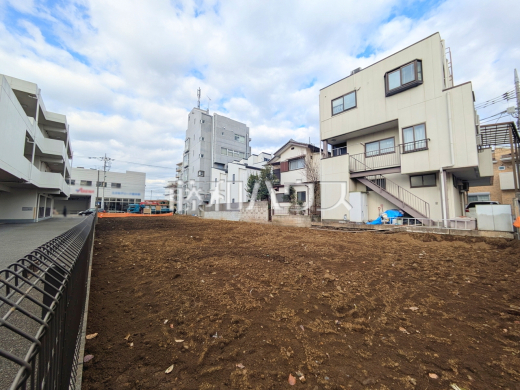 ≪現地外観≫綺麗な整形地のため、思い描いているイメージをカタチにしやすい土地　【府中市栄町３丁目】