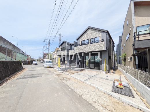 接道状況および現場風景　【府中市小柳町２丁目】