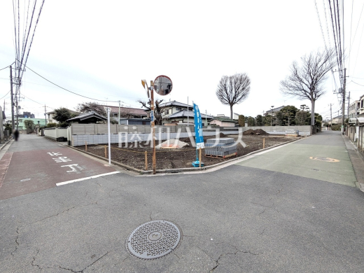 接道状況および現場風景　【三鷹市牟礼５丁目】