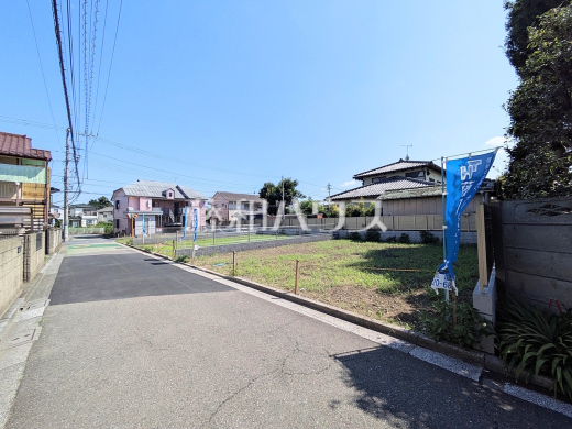 接道状況および現場風景　【三鷹市牟礼５丁目】