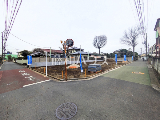 接道状況および現場風景　【三鷹市牟礼５丁目】