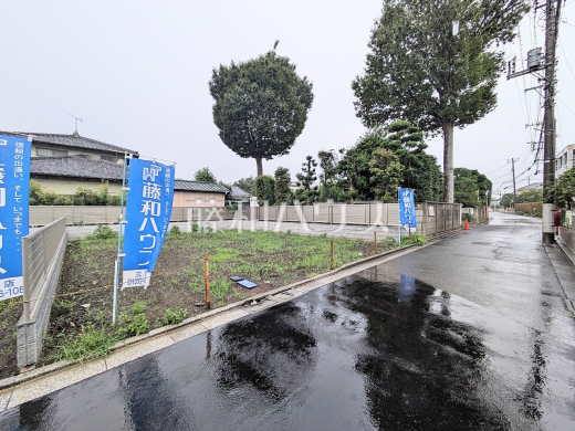 接道状況および現場風景　【三鷹市牟礼５丁目】
