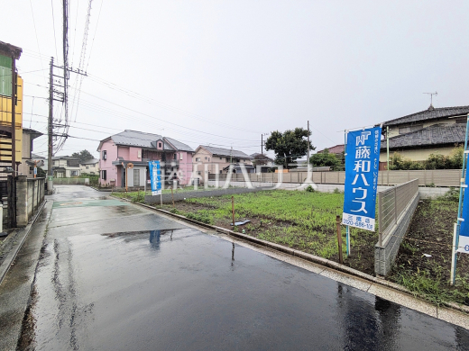 接道状況および現場風景　【三鷹市牟礼５丁目】
