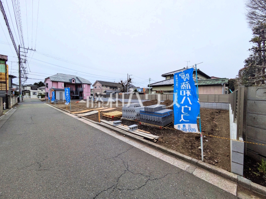 接道状況および現場風景　【三鷹市牟礼５丁目】