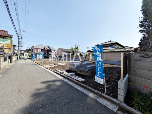 接道状況および現場風景　【三鷹市牟礼５丁目】