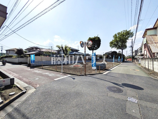 接道状況および現場風景　【三鷹市牟礼５丁目】