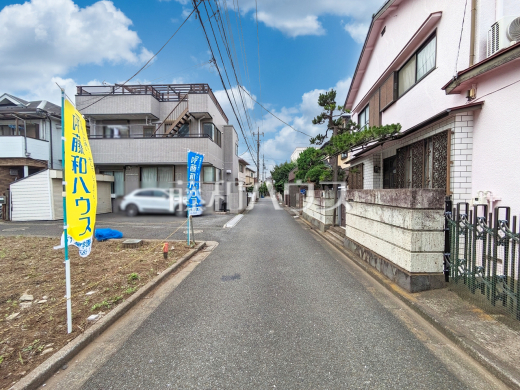 接道状況および現場風景　【練馬区土支田３丁目】