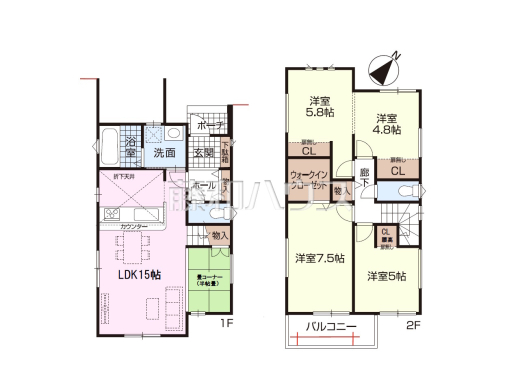 間取図　【春日井市柏原町５丁目】