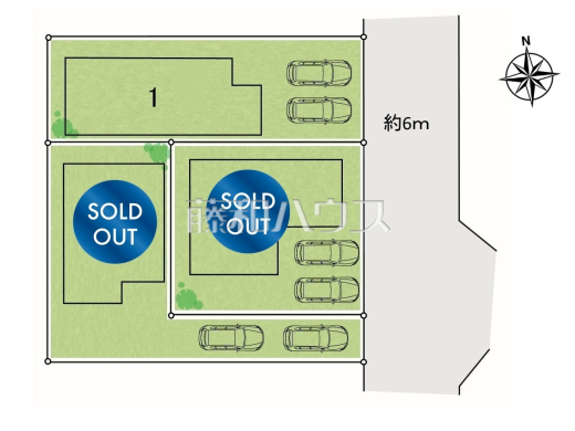 全体区画図　【日野市大字日野】