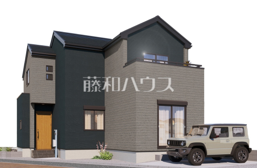 ≪完成予想図・外観パース≫ 建物のプレゼンをさせていただきますので、実際の完成イメージを思い描いていただくことができます。お気軽にお問合せ下さい。 【西東京市泉町２丁目】