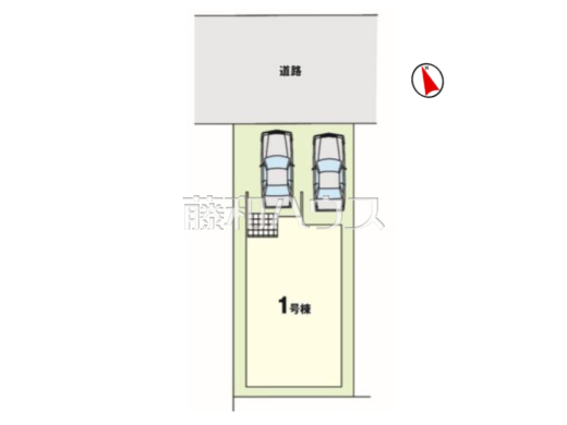 全体区画図　【春日井市東野町西２丁目】