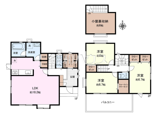 間取図　【東村山市富士見町３丁目】