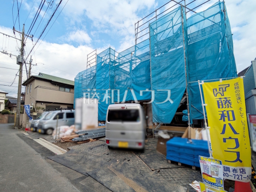 接道状況および現場風景　【狛江市岩戸南３丁目】