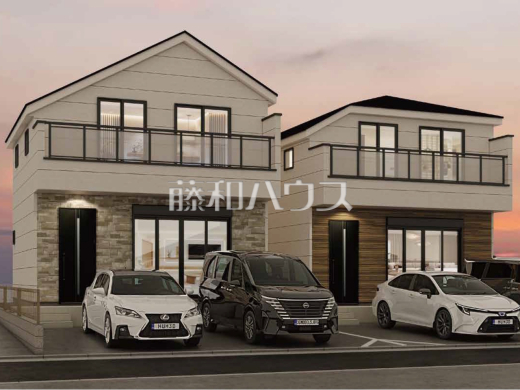 完成予想図（外観）　【狛江市岩戸南３丁目】