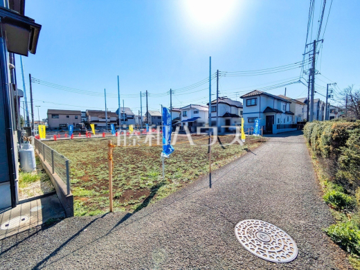 接道状況および現場風景　【西東京市中町６丁目】「保谷」駅徒歩24分(バス便あり)