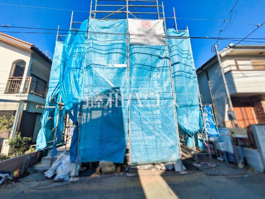 外観　【小平市回田町】 ここに住む方を想像して、着々と建築しております！ 