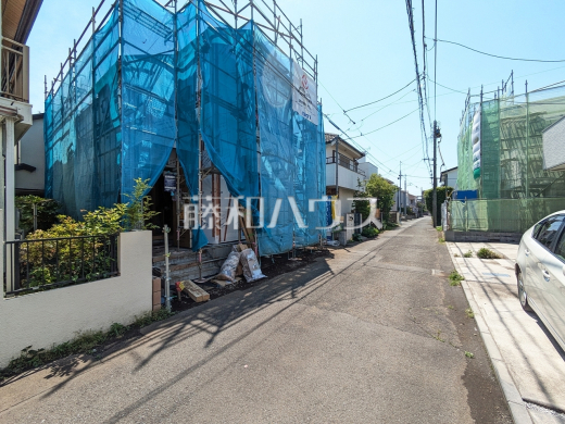 接道状況および現場風景　【小平市回田町】