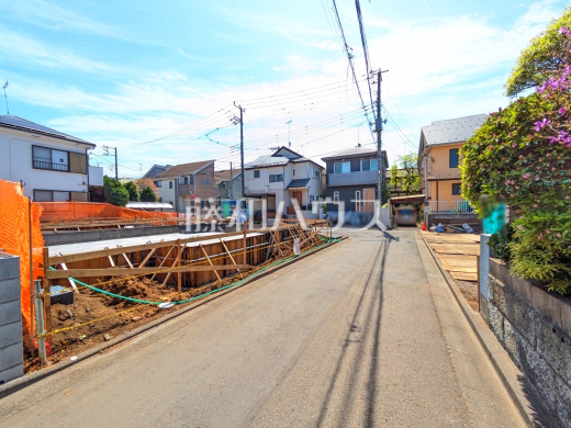接道状況および現場風景　【小平市鈴木町１丁目】
