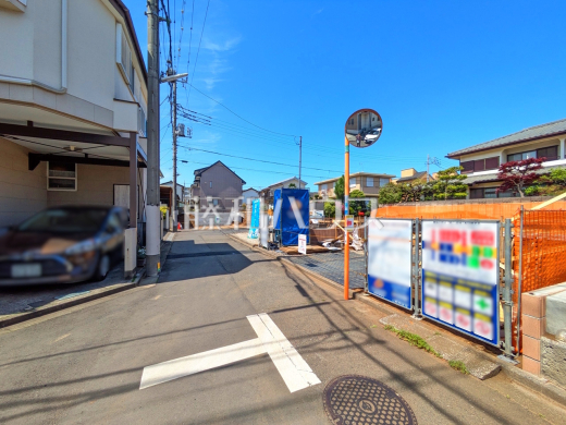 接道状況および現場風景　【小平市鈴木町１丁目】