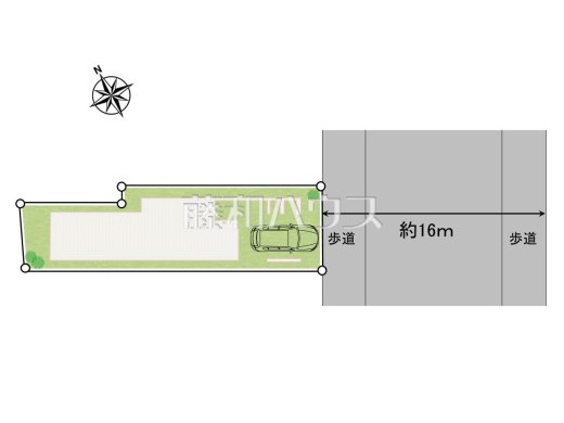 全体区画図　【多摩市豊ヶ丘１丁目】