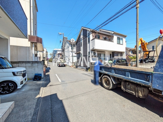 接道状況および現場風景　【小平市小川東町５丁目】