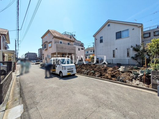 接道状況および現場風景　【小平市小川東町５丁目】
